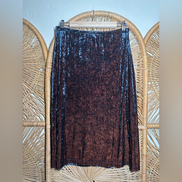 Hanky Panky Dresses & Skirts - Vintage Hanky Panky Velvet Midi Skirt